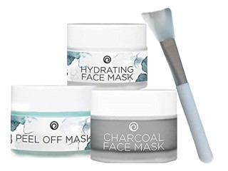 Beauty Mask and Care Set for Face, 3 Face Masks
