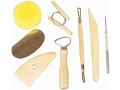 modelling-pack-with-1-kilo-of-white-air-drying-clay-and-8-tools-small-1