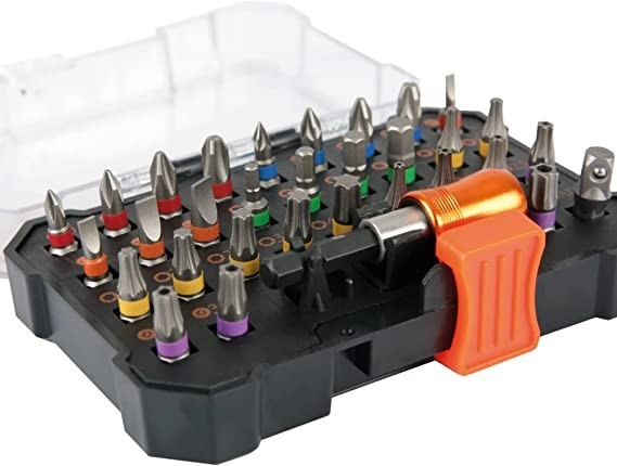 32-piece-screwdriver-bit-set-for-drill-and-cordless-screwdriver-includes-quick-change-bit-holder-big-0