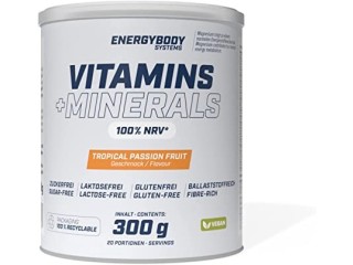Energybody Vitamins + Minerals Powder - 300 g - with 10 Vitamins & 8 Minerals
