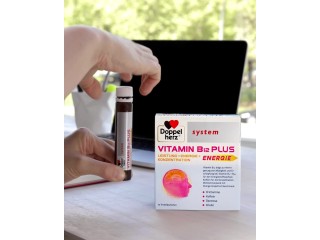 Doppelherz Vitamin B12 Plus system - Vitamin B12 helps reduce fatigue and fatigue and supports the normal function of the nervous system