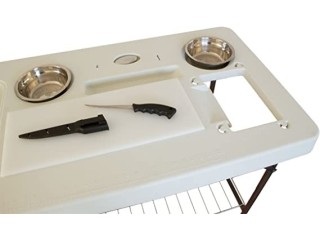 Premium Plastic Filleting Table with Accessories, Garden Sink for Fishing, Outdoor Sink with Tap