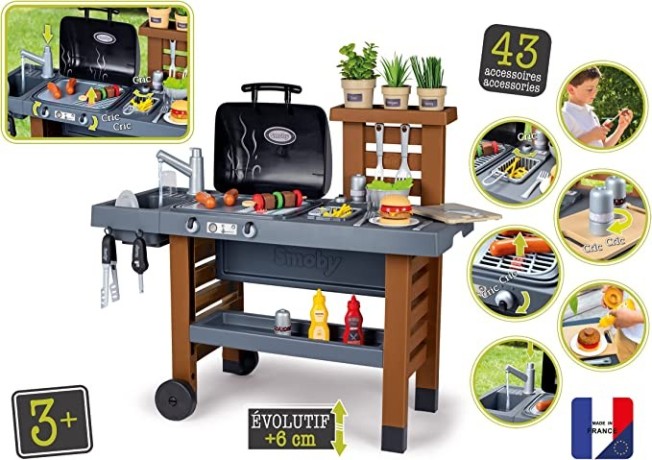 smoby-outdoor-gartenspielkuche-inklusive-grill-spulbecken-mit-wasserpumpfunktion-und-vielen-zubehorteilen-fur-kinder-ab-3-jahren-big-3