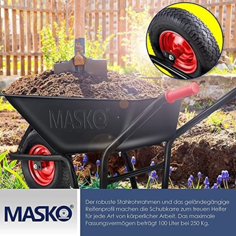 masko-wheelbarrow-garden-wheelbarrow-100-litres-up-to-250-kg-pneumatic-tyres-with-steel-rim-galvanised-steel-frame-garden-big-3