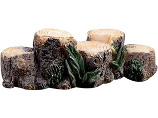 TOSSPER 1 x mini tree stump fairy tale garden accessories bonsai decorations DIY dollhouse accessories outdoor home decoration