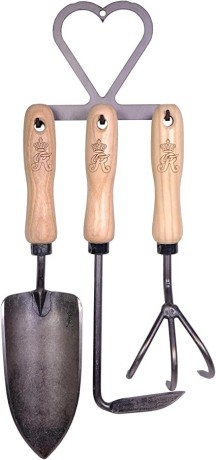 shw-fire-4-piece-garden-tool-set-flower-trowel-weeder-claw-and-suspension-the-ideal-set-made-of-alloy-steel-with-wooden-handles-big-3