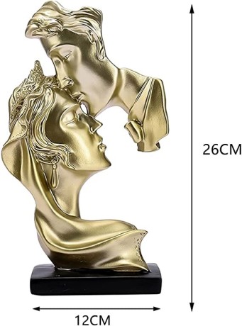 norhor-kiss-abstract-art-statue-decoration-living-room-office-bar-cafe-entrance-statues-and-sculptures-resin-gold-big-0