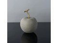 silver-apple-ceramic-figurine-nordic-figurine-normcore-statues-elegant-ceramic-fruit-ornament-artwork-matte-decoration-small-0