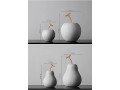 silver-apple-ceramic-figurine-nordic-figurine-normcore-statues-elegant-ceramic-fruit-ornament-artwork-matte-decoration-small-2