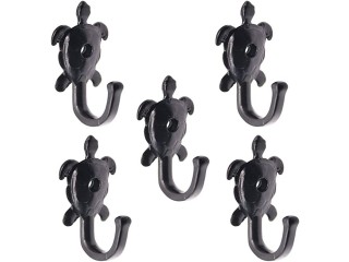 5 Pack Wall Mounted Key Holder, Nautical Decoration Wall Art Octopus Hooks