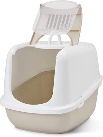 nestor-jumbo-xxl-cat-litter-tray-white-beige-especially-for-large-cat-breeds-big-0