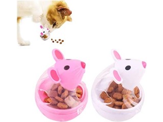 Interactive Toy and Feeder Treat Ball Cat Food Feeder