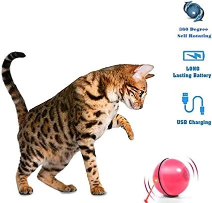 joykk-usb-cat-toy-interactive-automatic-self-rotating-rolling-ball-pet-toy-white-big-1