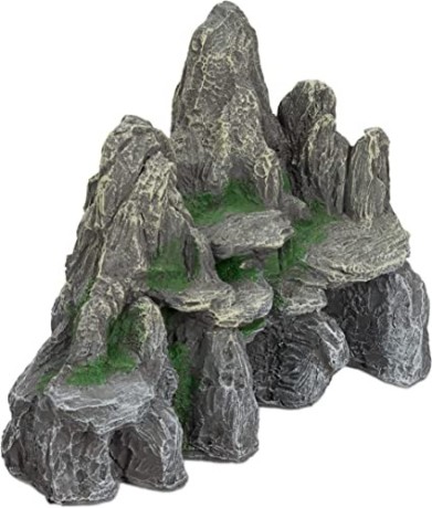 relaxdays-aquarium-decoration-rock-with-caves-furnishing-accessories-for-aquarium-and-reptile-standing-21-cm-high-grey-green-big-2