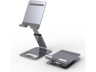 Minthouz Extendable Mobile Phone Stand, Aluminium Mobile Phone Holder, Multi-Angle/Height Adjustable Mobile Phone Holder,