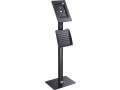 puremounts-pds-5920-black-stand-with-brochure-holder-and-lockable-steel-case-for-apple-ipad-97-ipad-102-ipad-pro-105-ipad-air-105-small-0