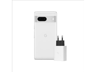 Google Pixel 7 - Unlocked Android Smartphone with Wide Angle Lens - 128GB - Snow + Pixel 30W USB-C Charger