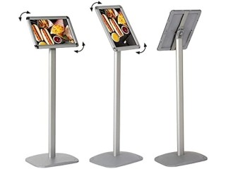 Information Stand DIN A3 (420 x 297 mm) Silver Aluminium Info Stand Info Holder for Portrait / Landscape Format