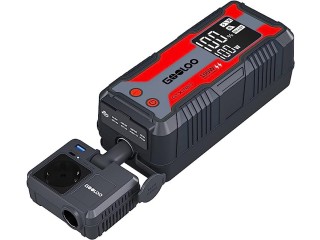 GOOLOO GTX280 Portable Power Station 3000 A Jump Starter, 280 Wh Lithium Battery with PD100 W On/Output, 77000 mAh
