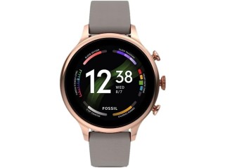 Fossil Damen Touchscreen Smartwatch 6. Generation mit Lautsprecher, Alexa Built-in, Herzfrequenz, NFC und Smartphone Benachrichtigungen