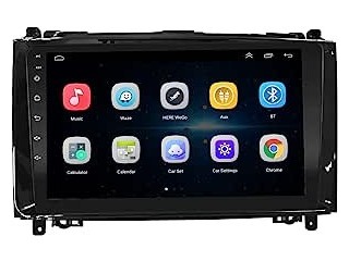 Ezonetronics Carplay Radio Android Car Radio for Mercedes-Benz A-Class V-Class with 9 Inch Touchscreen