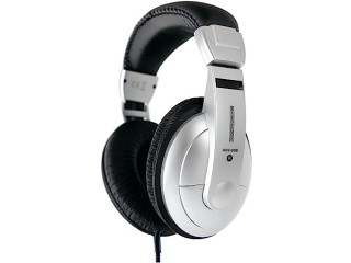 Pronomic KDJ-900 DJ Headphones (Closed DJ Headphones, Adjustable Headband, Includes Adapter) Silver/Black