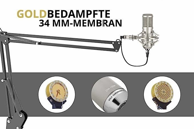 pronomic-cm-11-large-diaphragm-studio-microphone-and-pop-filter-big-2