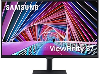 Samsung UHD Monitor S27A704NWU, 27 Inch, VA Panel, 4K UHD Resolution, Response Time 5ms, Refresh Rate 60Hz