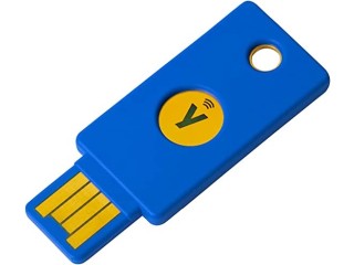 Yubico Security Key NFC - Two Factor Authentication USB and NFC Security Key, Fits USB-A Ports and Works with Supported NFC Mobile Devices
