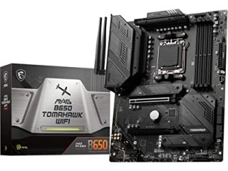 MSI MPG B650 Tomahawk WiFi Motherboard, ATX - Supports AMD Ryzen 7000 Series Processors, AM5-14 Duet Rail 80A VRM, DDR5 Memory Boost 6400+MHz/OC