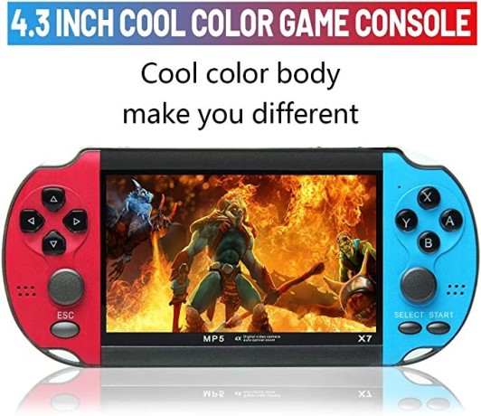 czt-43-inch-cool-colour-retro-game-console-built-in-3000-games-support-mp3mp4-games-can-saveadddelete-rechargeable-lithium-battery-blue-red-big-3