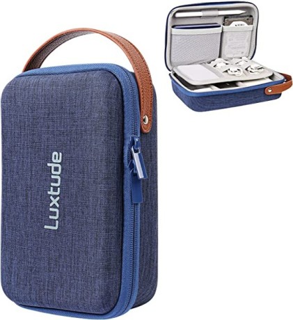 luxtude-small-cable-bag-organiser-hard-shell-protection-electronic-cable-organiser-bag-big-0