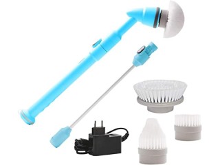 Genius A29168 Turbo Scrub Pro Electric Universal Cleaning Brush 6 Pieces Electronic with 430 430 rpm Kitchen