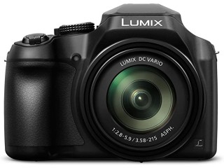 Panasonic Lumix DC-FZ82 Bridge Camera (18 Megapixels, 20mm Wide Angle, 60x Opt Zoom, 4K30p Video Recording, Hybrid Contrast AF) Black