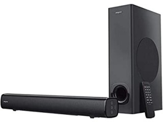 Creative Stage 2.1 Channel Soundbar with Subwoofer for TV, Computer and Ultra-Wide Screens