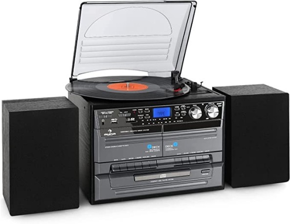 auna-record-player-for-records-turntable-with-speaker-dab-radio-cd-player-big-0