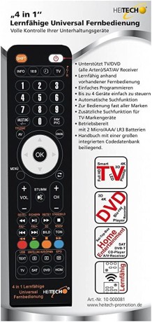 heitech-universal-remote-control-for-4-devices-4in1-adaptive-universal-remote-control-for-smart-tv-dvd-sat-av-receiver-and-much-more-big-0