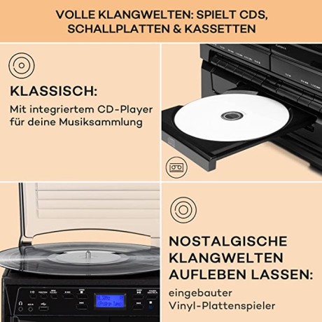 auna-record-player-for-records-turntable-with-speaker-dab-radio-cd-player-big-1