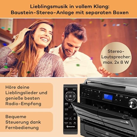 auna-record-player-for-records-turntable-with-speaker-dab-radio-cd-player-big-2