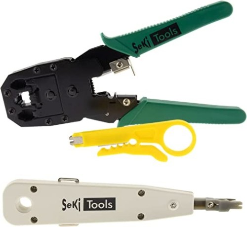 seki-network-tool-set-10-pieces-including-cable-tester-line-tester-for-rj45-patch-cables-crimping-tool-for-network-connectors-big-0