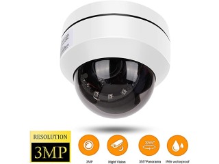 1080P Dome Surveillance Cameras AHD PTZ Camera 5x Optical Zoom IP66 Waterproof 3 LED Infrared Lights Night Vision Indoor Outdoor Security Survival