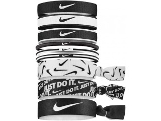 Nike Unisex Adult Mixed Hairbands 9 PK, Black/White/Black
