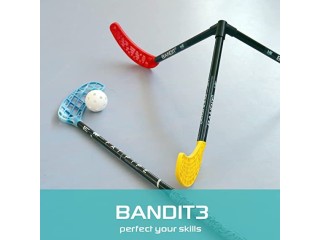 HALE BANDIT3 Floorball Unihockey Training Device for Passport Games, Bat Handling and Coordination