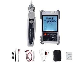 Benkeg ET618 Portable Network Cable Tester with LCD Display Analogue Digital Search POE Test Cable