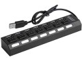 7-port-usb-20-hub-high-speed-stromkabel-mit-blauer-led-lichtanzeige-onoff-sharing-switch-adapter-fur-pc-laptop-schwarz-small-0