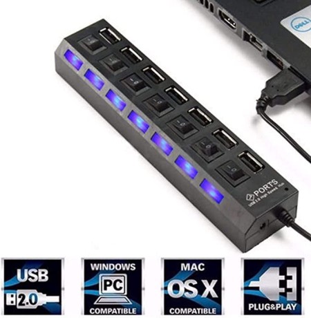 7-port-usb-20-hub-high-speed-stromkabel-mit-blauer-led-lichtanzeige-onoff-sharing-switch-adapter-fur-pc-laptop-schwarz-big-2