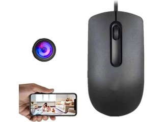 AADECOR Wi-Fi Spy Camera Mouse, 1080P Full HD Wireless Hidden Mini Nanny Cam, Small Indoor Security Surveillance Video Recorder for Home Office