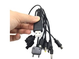 Heall 10 in 1 Universal USB Calan Charging Sync Cord for PSP Camera NOKIA BlackBerry Mobile Phone Accessories
