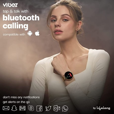 vibez-by-lifelong-smartwatch-for-women-metal-strap-128-hd-display-big-0
