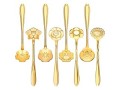 hasthip-8-pieces-flower-spoon-coffee-teaspoon-set-410-stainless-steel-tableware-small-1